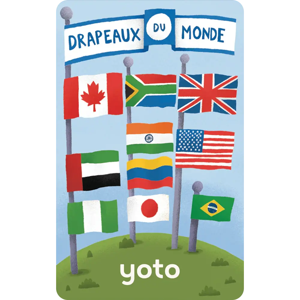 Drapeaux du monde de Yoto